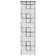 Store enrouleur de douche Vidaxx avec cassette 80x240 cm, largeur du tissu 76 cm