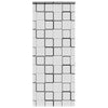 Store enrouleur de douche Vidaxx avec cassette 110x240 cm, largeur du tissu 106 cm