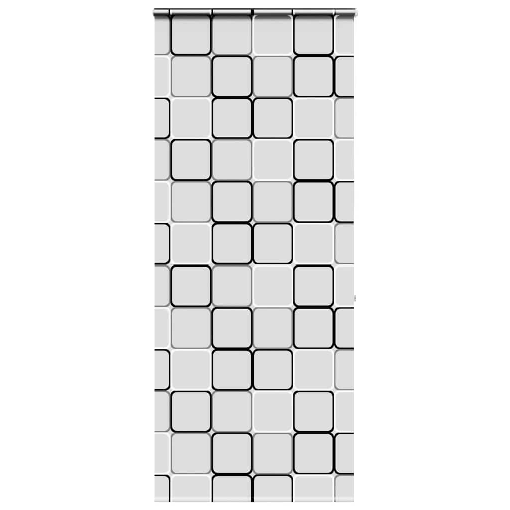 Store enrouleur de douche Vidaxx avec cassette 110x240 cm, largeur du tissu 106 cm