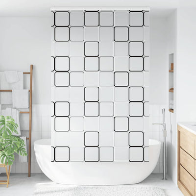 Store enrouleur de douche Vidaxx avec cassette 120x240 cm, largeur du tissu 116 cm