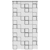 Store enrouleur de douche Vidaxx avec cassette 140x240 cm, largeur du tissu 136 cm