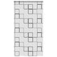 Store enrouleur de douche Vidaxx avec cassette 140x240 cm, largeur du tissu 136 cm