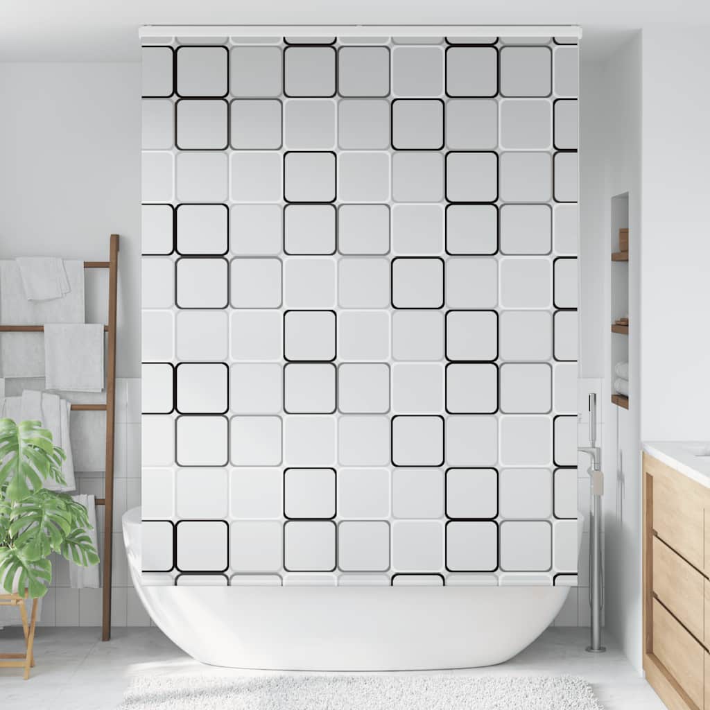 Store enrouleur de douche Vidaxx avec cassette 160x240 cm, largeur du tissu 156 cm