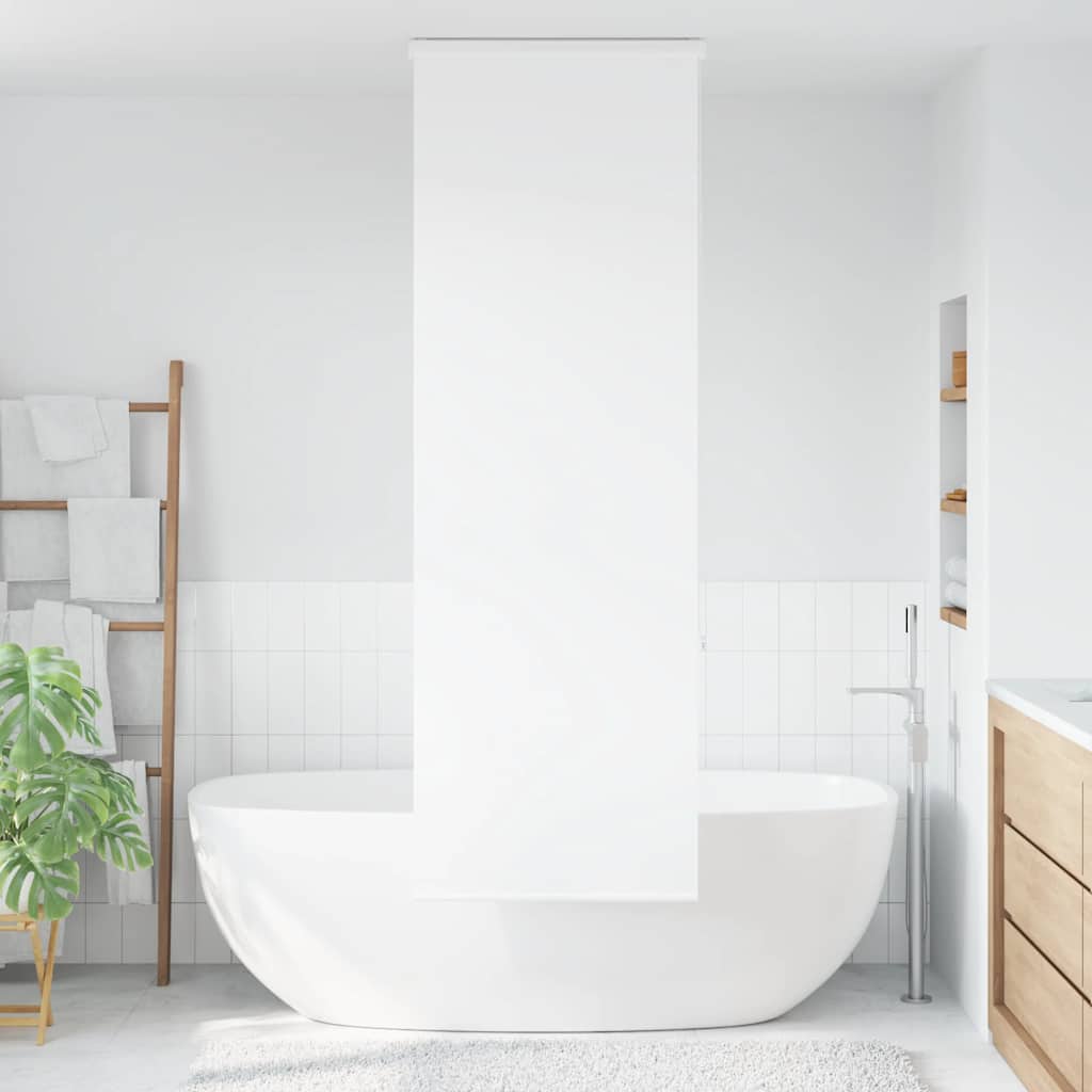 Store enrouleur de douche Vidaxx avec cassette 80x240 cm, largeur du tissu 76 cm
