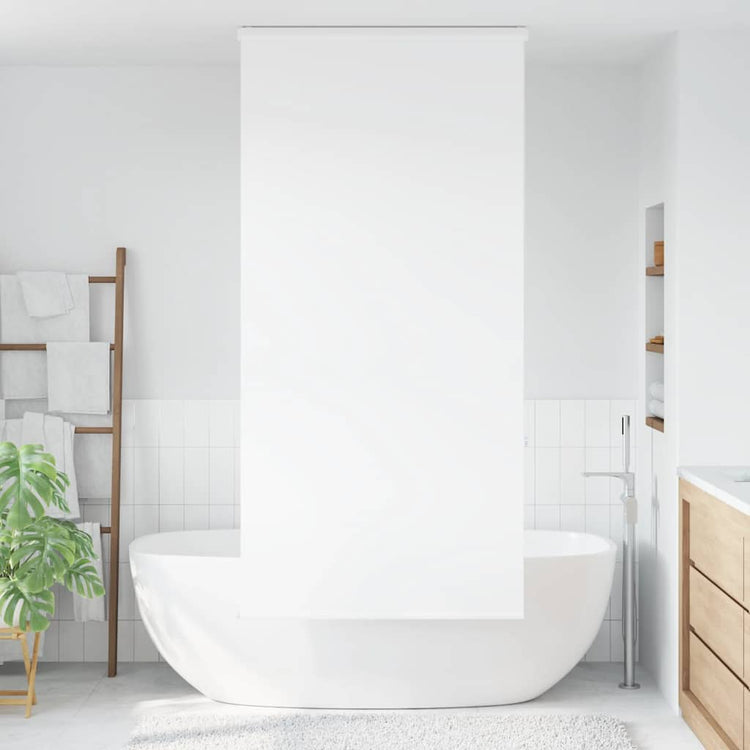 Store enrouleur de douche Vidaxx avec cassette 100x240 cm, largeur du tissu 96 cm