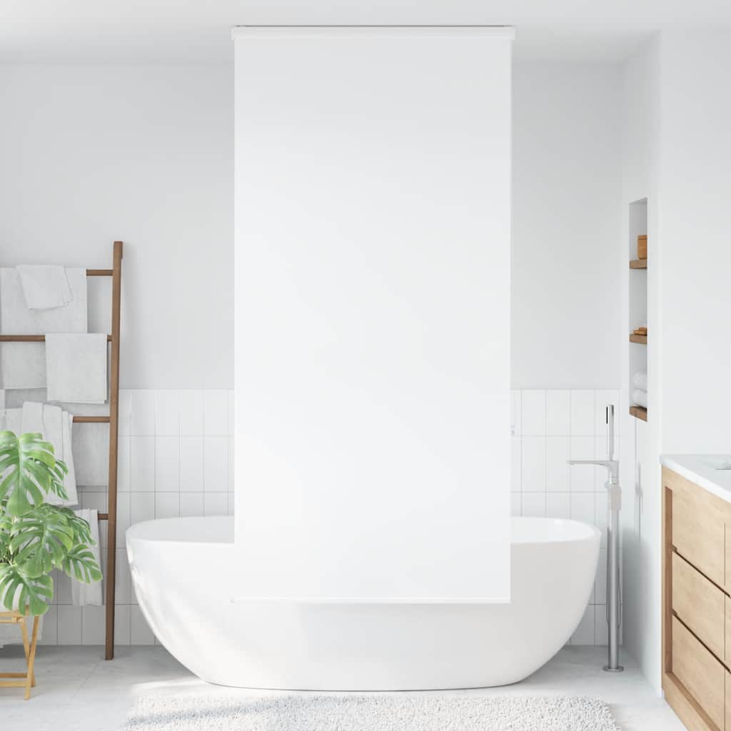 Store enrouleur de douche Vidaxx avec cassette 110x240 cm, largeur du tissu 106 cm
