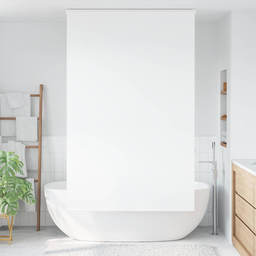 Store enrouleur de douche Vidaxx avec cassette 130x240 cm, largeur du tissu 126 cm