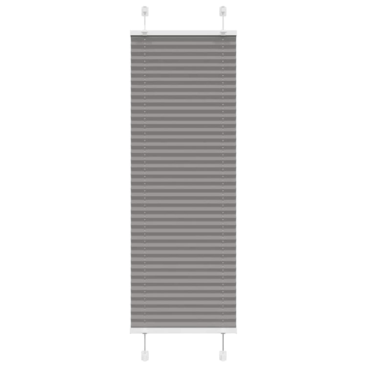 Vidaxl Bouloir plissé à l'aveugle 45x100 cm Largeur de poussière 44,4 cm anthracite