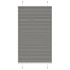 Vidaxl plissé à rouleau aveugle 80x100 cm Largeur de poussière 79,4 cm anthracite