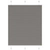Vidaxl Bouloir plissé 105x100 cm Largeur de poussière 104,4 cm anthracite