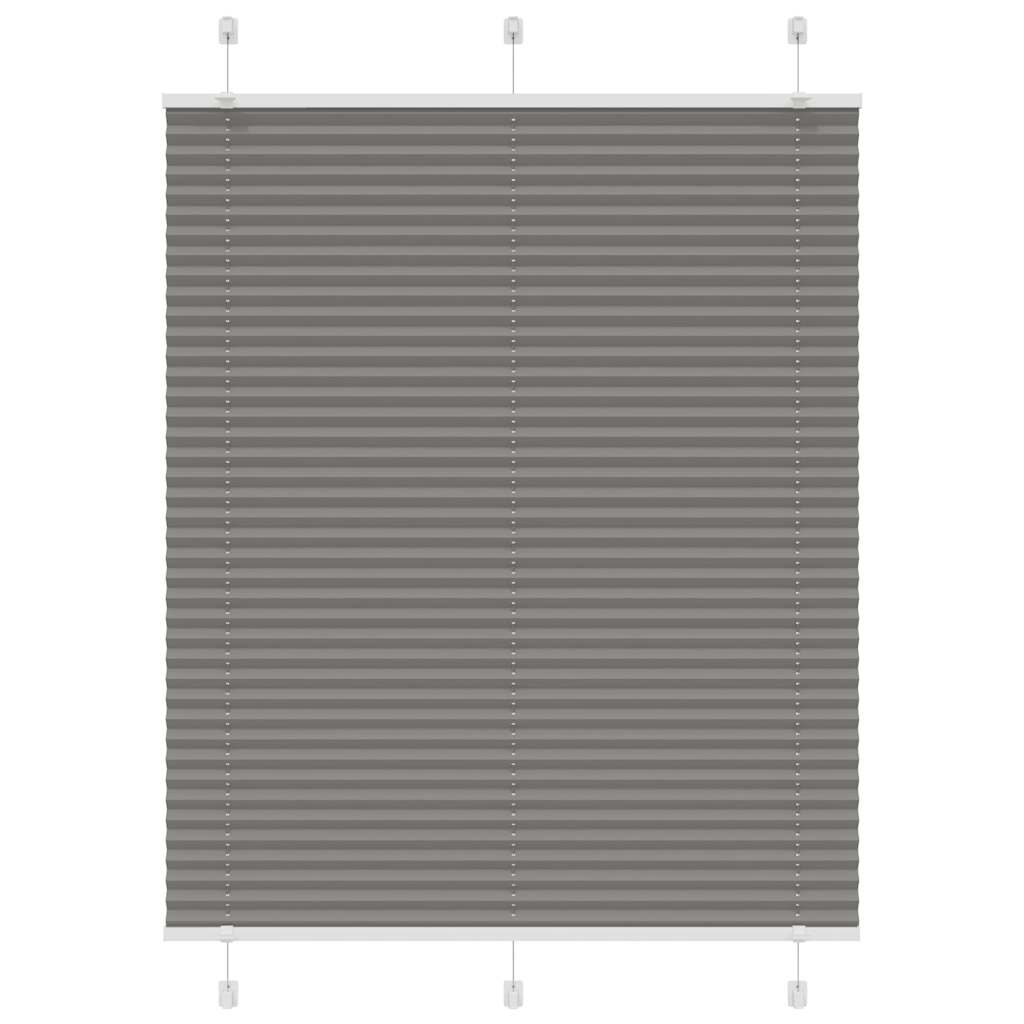Vidaxl Pliage à rouleau à l'aveugle 110x100 cm Largeur de poussière 109,4 cm anthracite