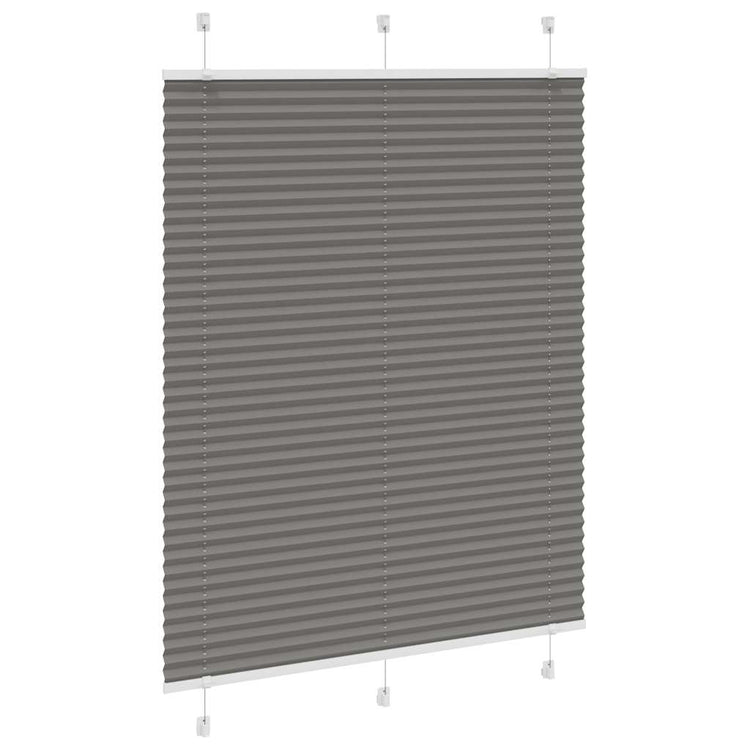 Vidaxl Pliage à rouleau à l'aveugle 110x100 cm Largeur de poussière 109,4 cm anthracite