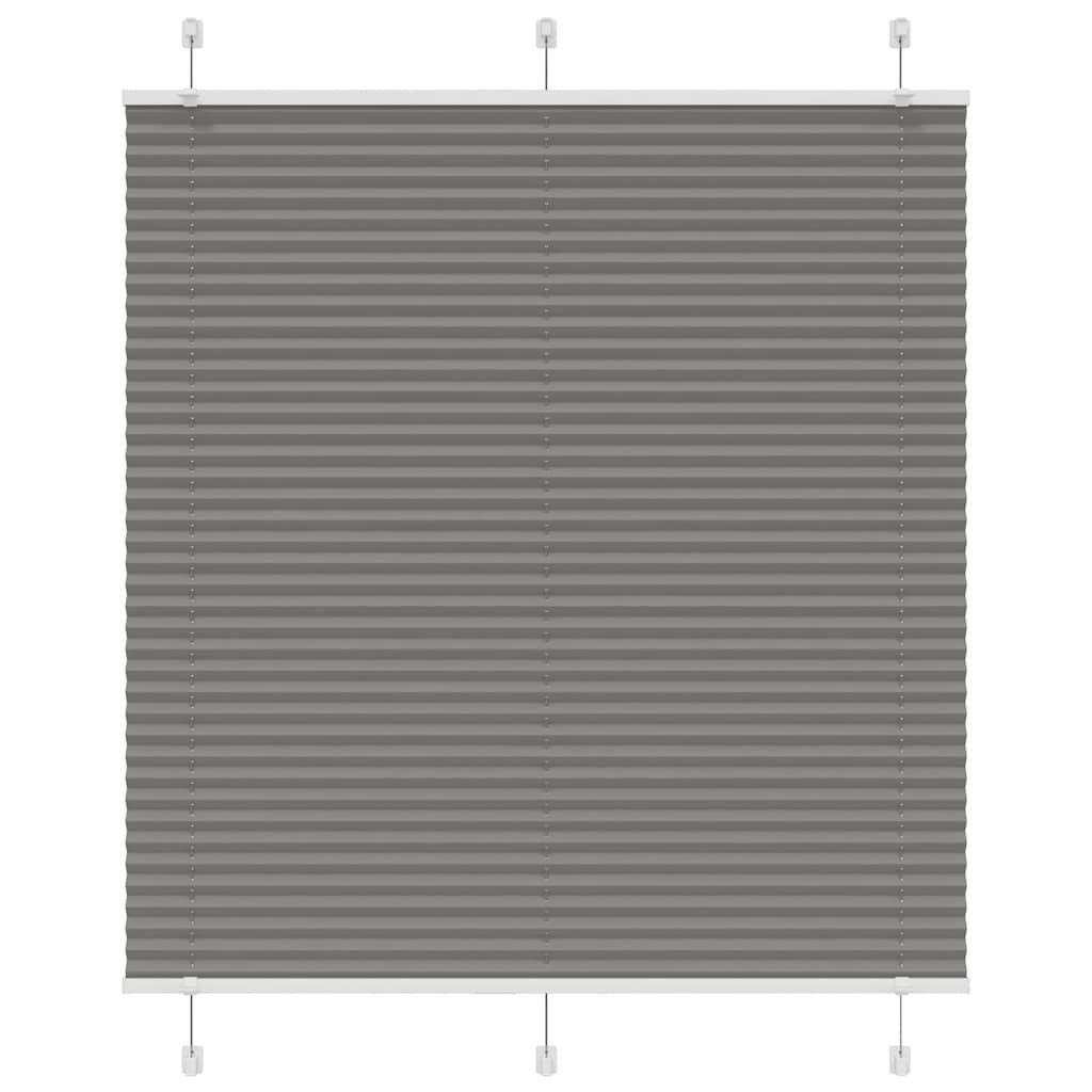 Vidaxl Pliage à rouleau aveugle 120x100 cm Largeur de poussière 119,4 cm anthracite