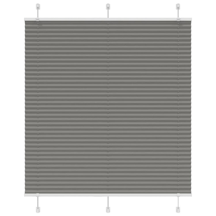 Vidaxl Pliage à rouleau aveugle 120x100 cm Largeur de poussière 119,4 cm anthracite
