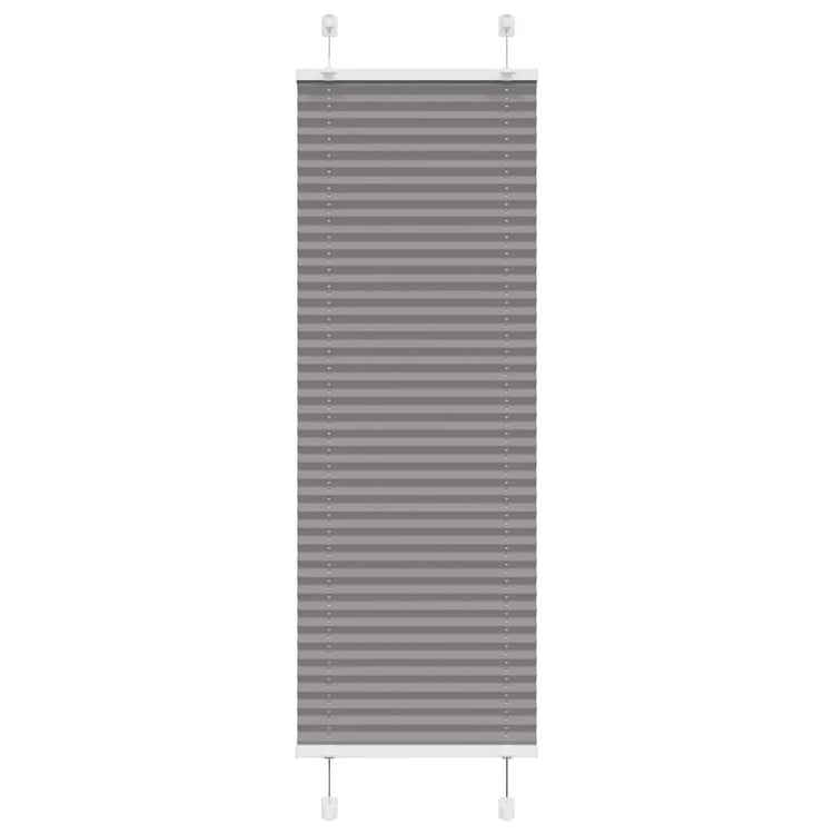 Vidaxl Bouloir plissé à l'aveugle 45x150 cm Largeur de poussière 44,4 cm anthracite