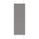Vidaxl Bouloir plissé à l'aveugle 45x150 cm Largeur de poussière 44,4 cm anthracite