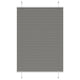 Vidaxx store enrouleur plissé 95x150 cm largeur de tissu 94,4 cm anthracite