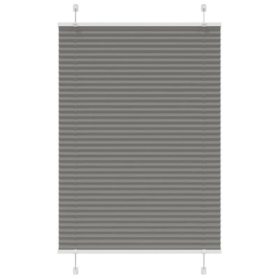 Vidaxx store enrouleur plissé 100x150 cm largeur de tissu 99,4 cm anthracite