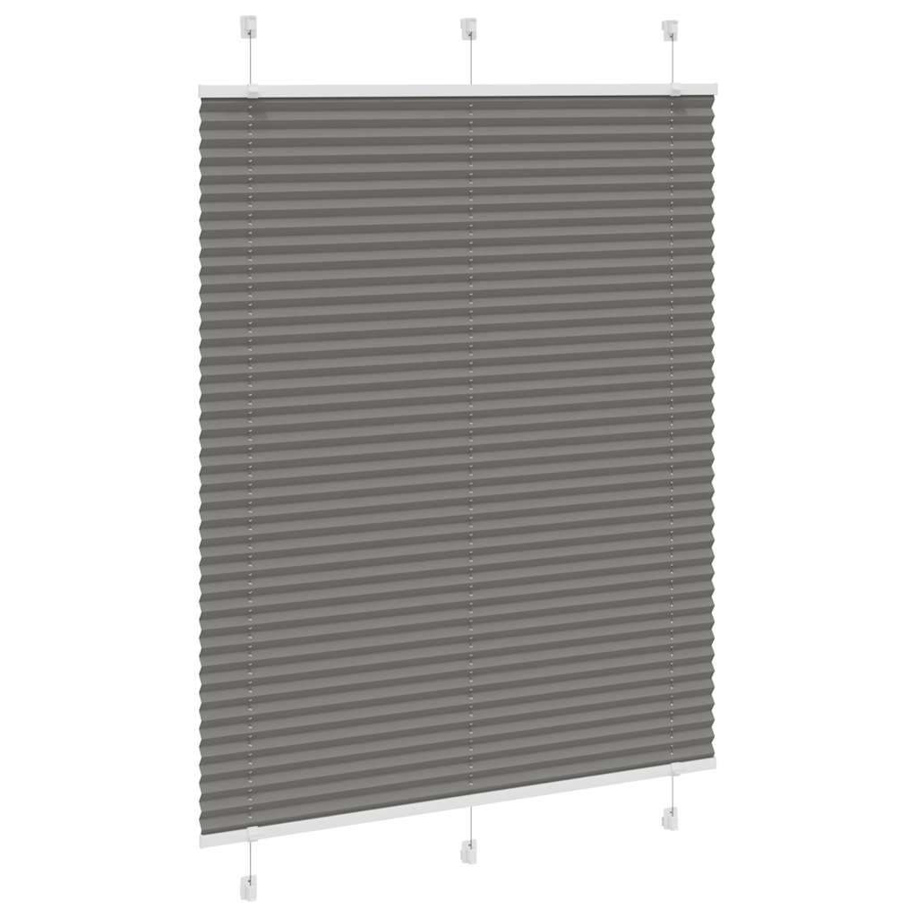 Vidaxx store enrouleur plissé 105x150 cm largeur de tissu 104,4 cm anthracite