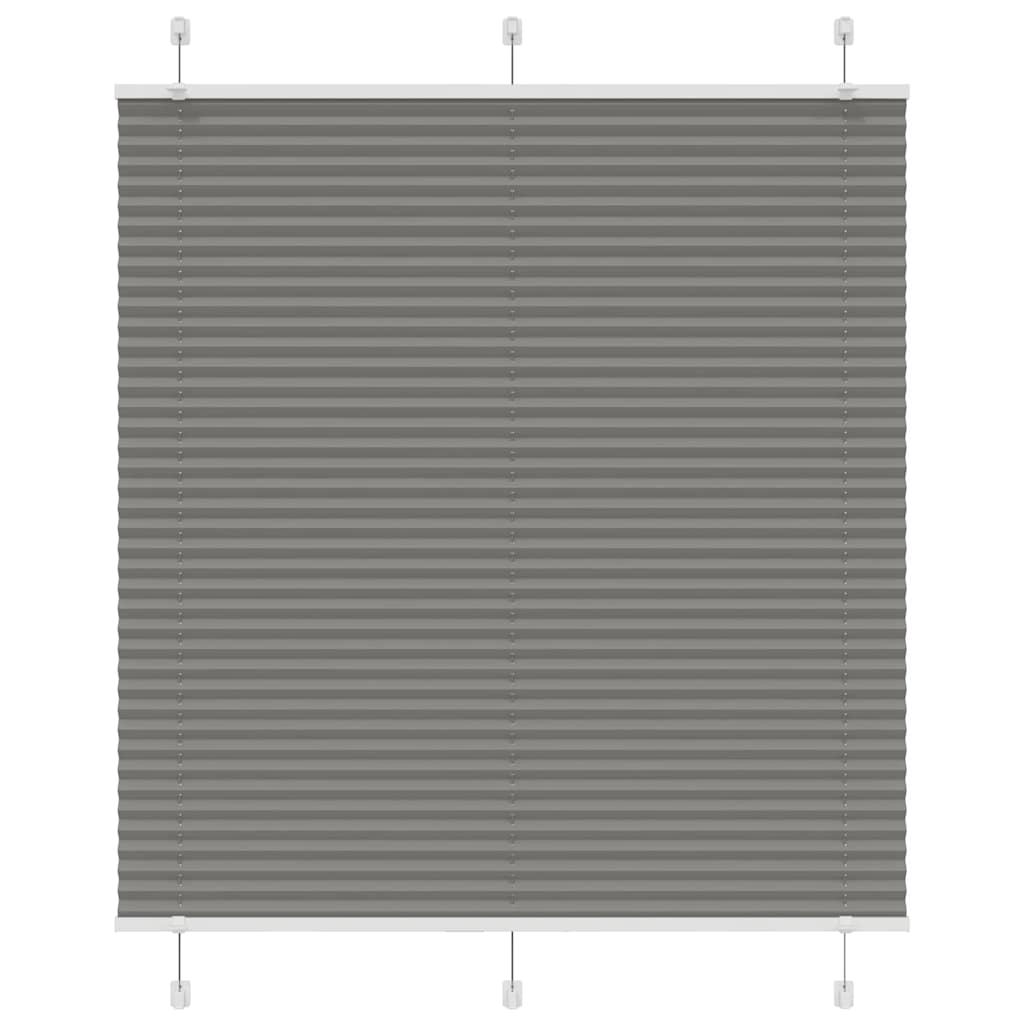 Vidaxx store enrouleur plissé 120x150 cm largeur du tissu 119,4 cm anthracite