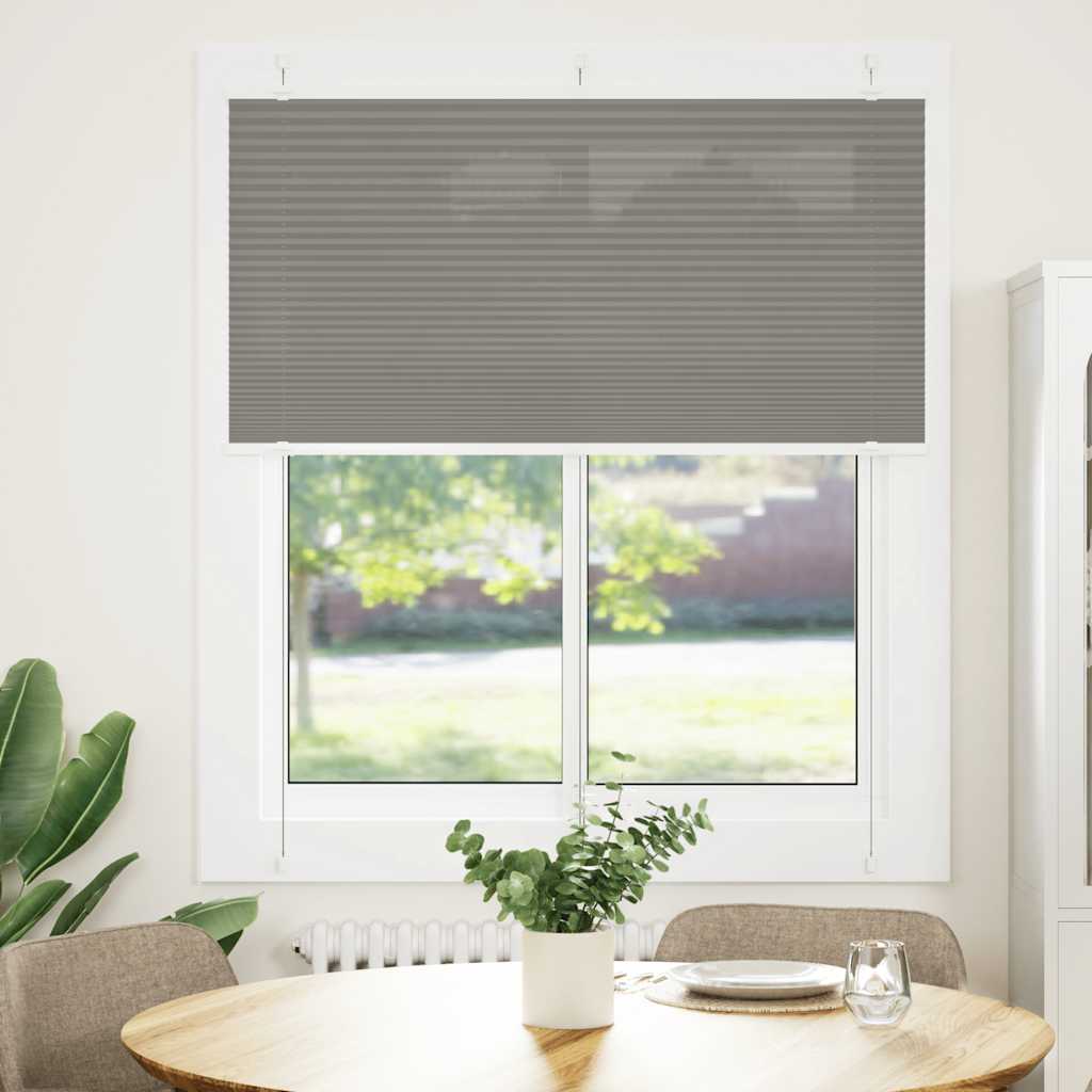 Vidaxx store enrouleur plissé 120x150 cm largeur du tissu 119,4 cm anthracite
