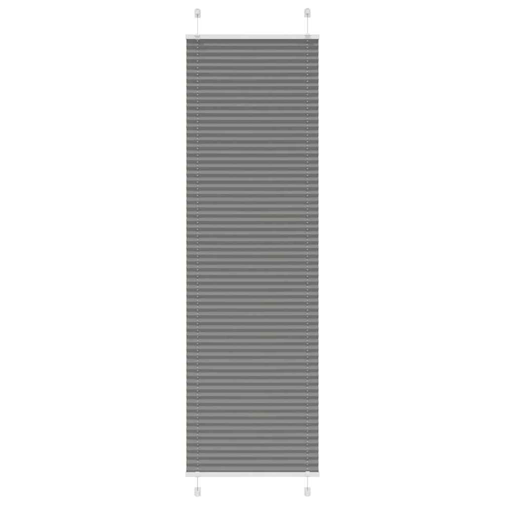 Vidaxx store enrouleur plissé 55x200 cm largeur de tissu 54,4 cm anthracite