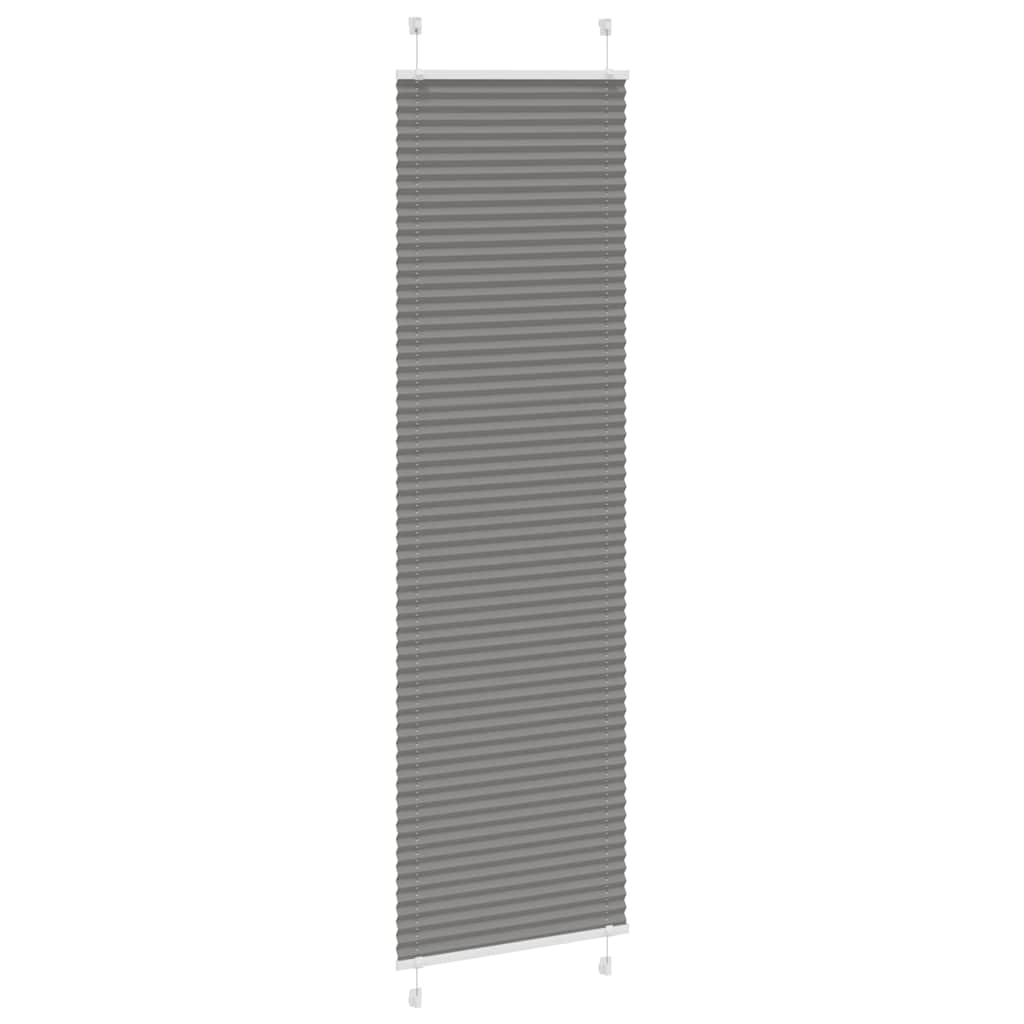Vidaxx store enrouleur plissé 60x200 cm largeur de tissu 59,4 cm anthracite