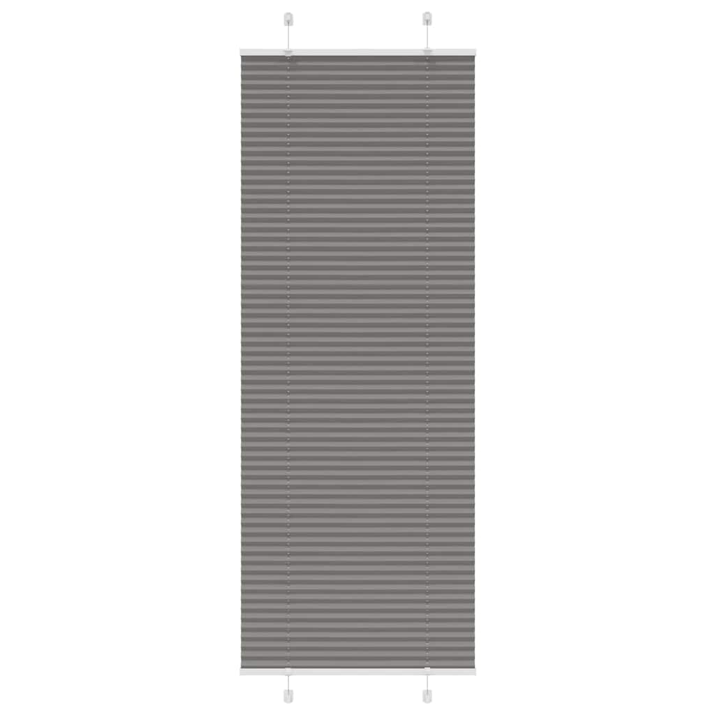 Vidaxx store enrouleur plissé 75x200 cm largeur de tissu 74,4 cm anthracite