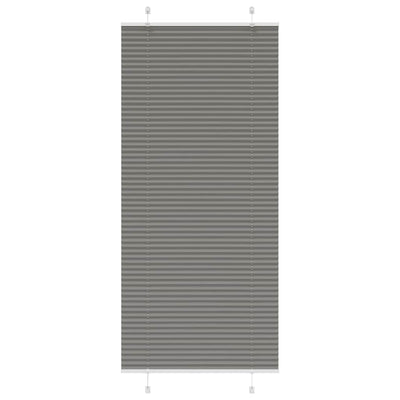 Vidaxx store enrouleur plissé 85x200 cm largeur de tissu 84,4 cm anthracite