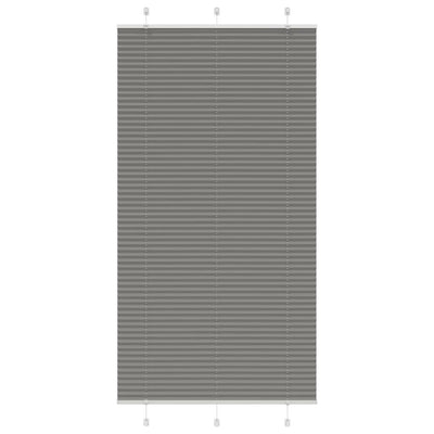 Vidaxx store enrouleur plissé 105x200 cm largeur de tissu 104,4 cm anthracite
