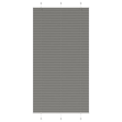 Vidaxx store enrouleur plissé 110x200 cm largeur de tissu 109,4 cm anthracite