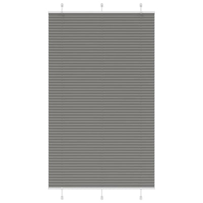 Vidaxx store enrouleur plissé 115x200 cm largeur du tissu 114,4 cm anthracite