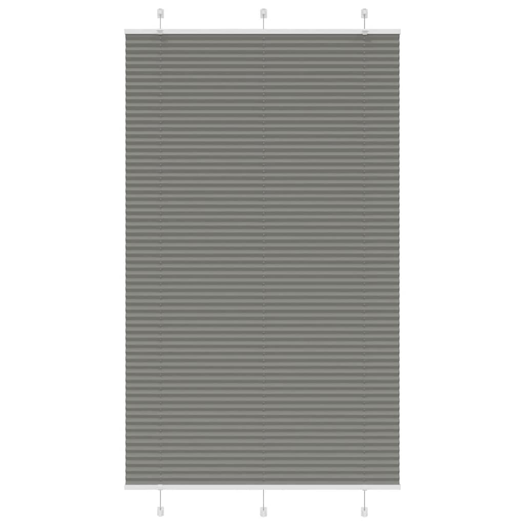 Vidaxx store enrouleur plissé 120x200 cm largeur de tissu 119,4 cm anthracite