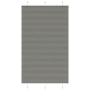 Vidaxx store enrouleur plissé 120x200 cm largeur de tissu 119,4 cm anthracite - afbeelding 1