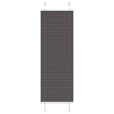 Vidaxx store enrouleur plissé 40x100 cm largeur de tissu 39,4 cm polyester noir