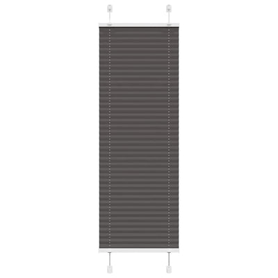 Vidaxx store enrouleur plissé 45x100 cm largeur de tissu 44,4 cm polyester noir