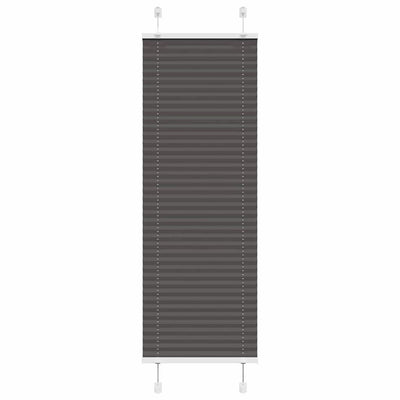 Vidaxx store enrouleur plissé 50x100 cm largeur de tissu 49,4 cm polyester noir