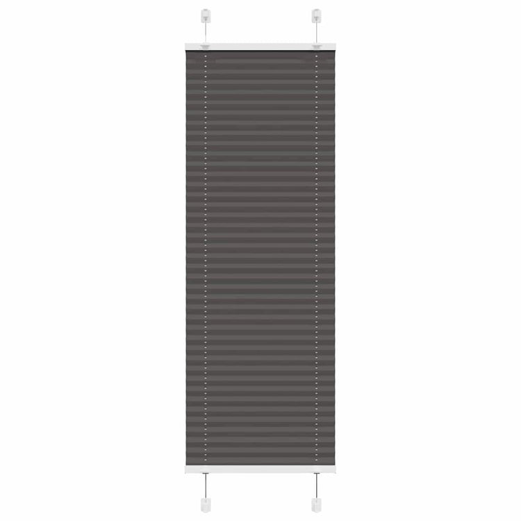 Vidaxx store enrouleur plissé 50x100 cm largeur de tissu 49,4 cm polyester noir