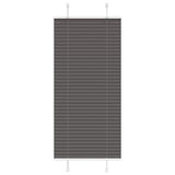 Vidaxx store enrouleur plissé 60x100 cm largeur de tissu 59,4 cm polyester noir - afbeelding 2