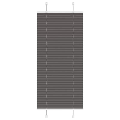 Vidaxx store enrouleur plissé 60x100 cm largeur de tissu 59,4 cm polyester noir