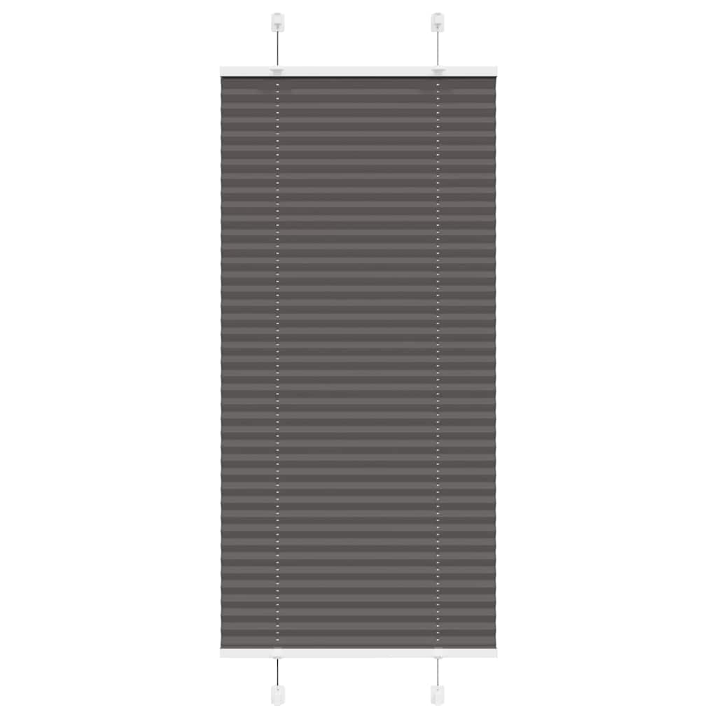 Vidaxx store enrouleur plissé 65x100 cm largeur de tissu 64,4 cm polyester noir