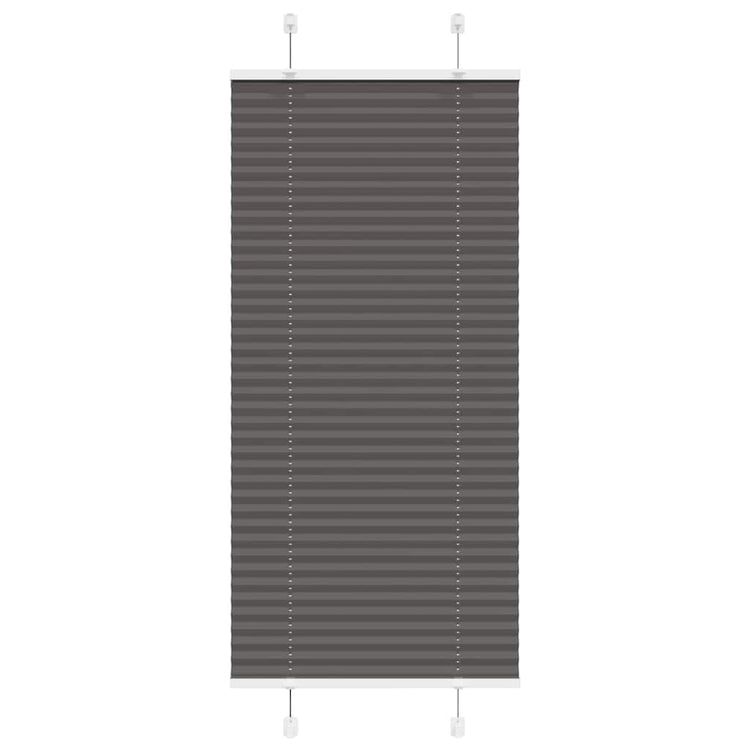 Vidaxx store enrouleur plissé 65x100 cm largeur de tissu 64,4 cm polyester noir