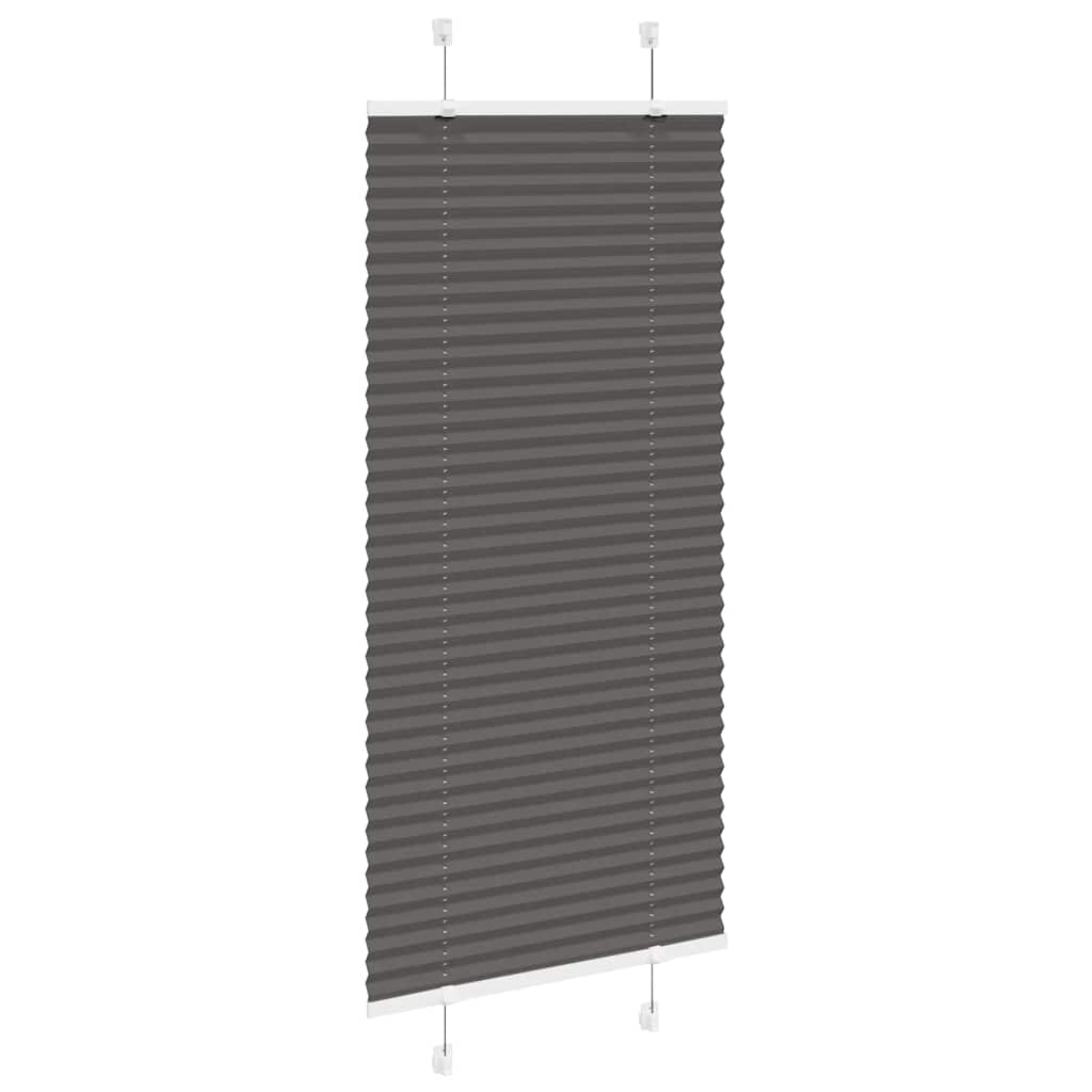 Vidaxx store enrouleur plissé 65x100 cm largeur de tissu 64,4 cm polyester noir