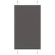 Vidaxx store enrouleur plissé 80x100 cm largeur de tissu 79,4 cm polyester noir