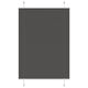Vidaxx store enrouleur plissé 95x100 cm largeur de tissu 94,4 cm polyester noir
