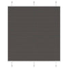Vidaxx store enrouleur plissé 115x100cm largeur du tissu 114,4cm polyester noir