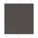 Vidaxx store enrouleur plissé 115x100cm largeur du tissu 114,4cm polyester noir