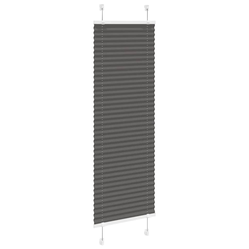 Vidaxx store enrouleur plissé 40x150 cm largeur de tissu 39,4 cm polyester noir