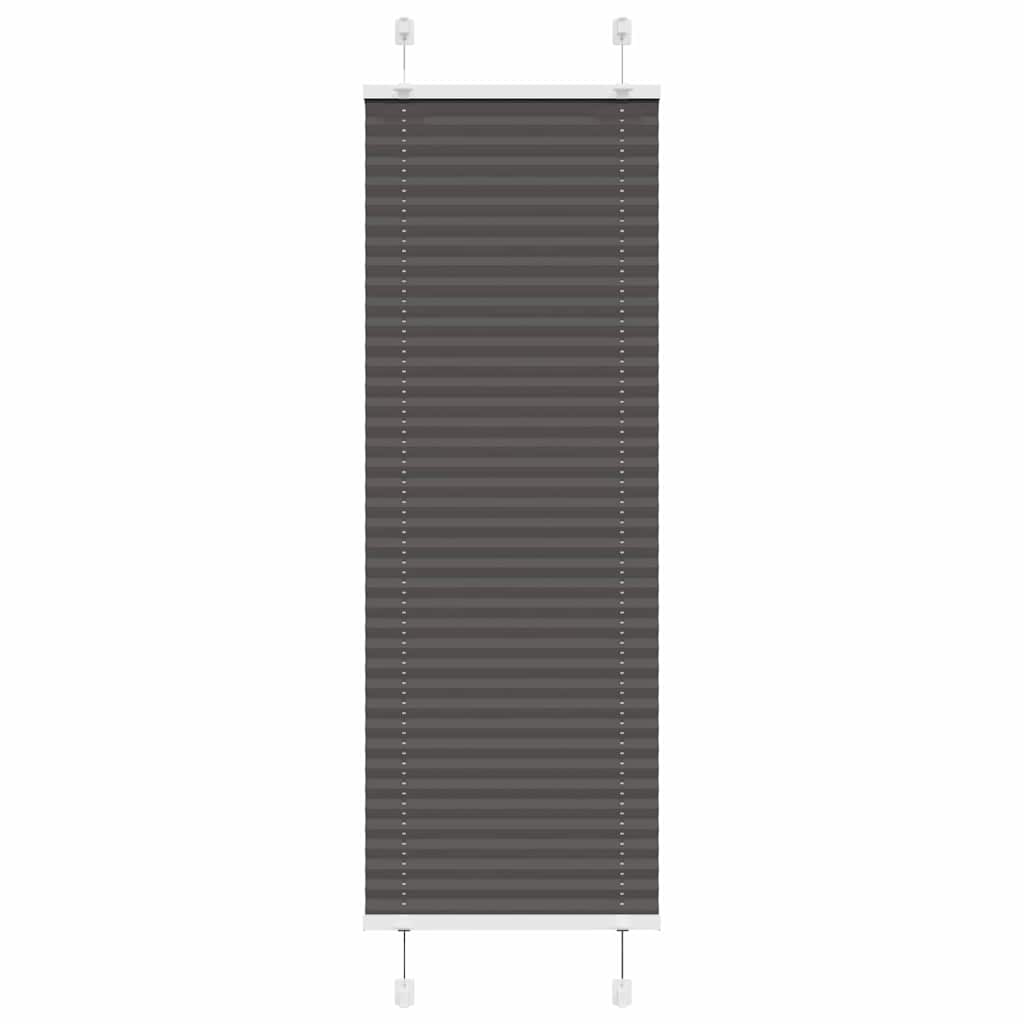 Vidaxx store enrouleur plissé 50x150 cm largeur de tissu 49,4 cm polyester noir