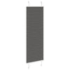 Vidaxx store enrouleur plissé 50x150 cm largeur de tissu 49,4 cm polyester noir